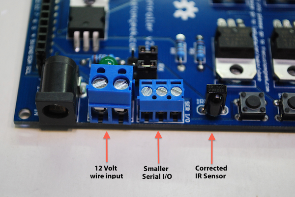 Power, serial, and IR changes!