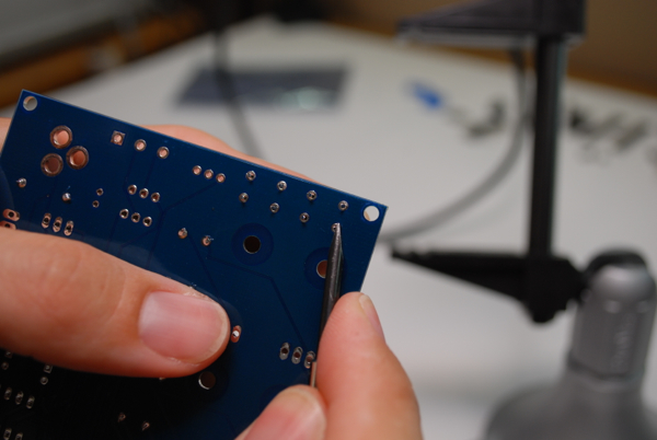 Bending the switch leads