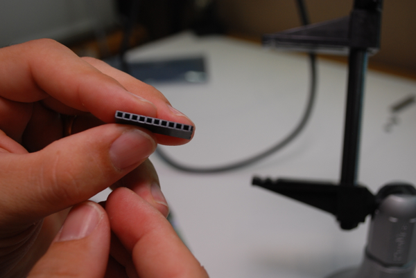 Female XBee header ready to be installed.